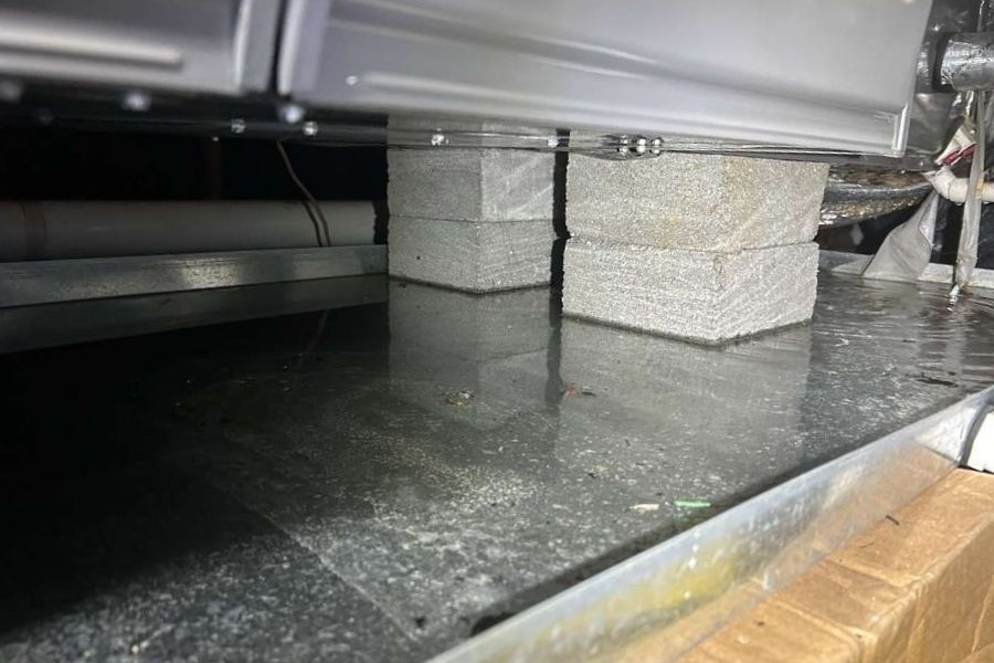 Water pooling under air handler in Nashville