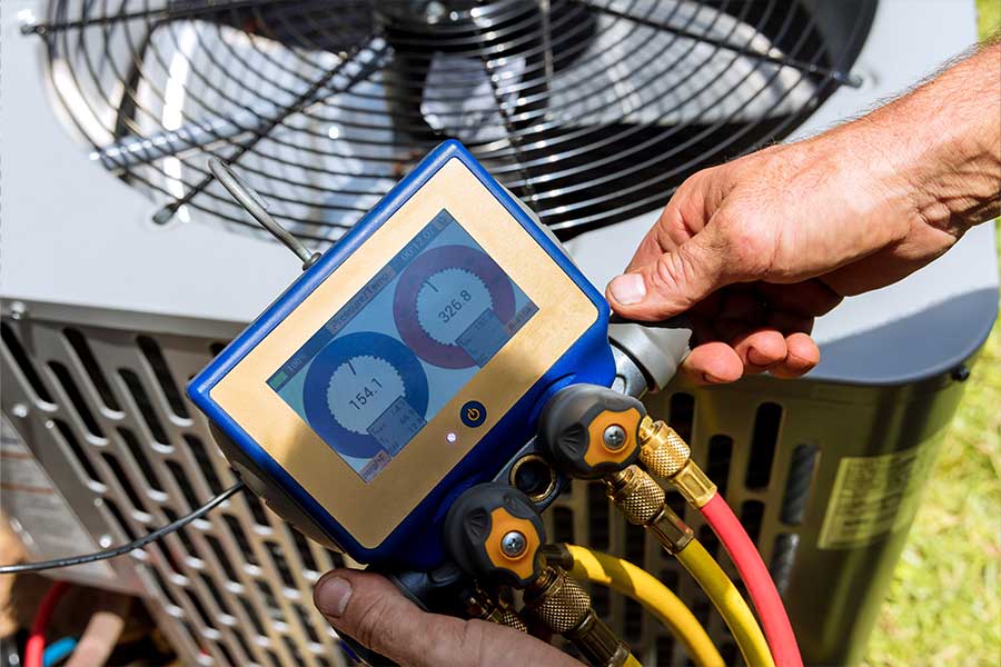 AC Undergoing Routine Maintenance in Nashville TN